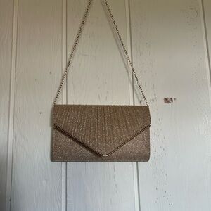 Shimmering Gold Evening Clutch